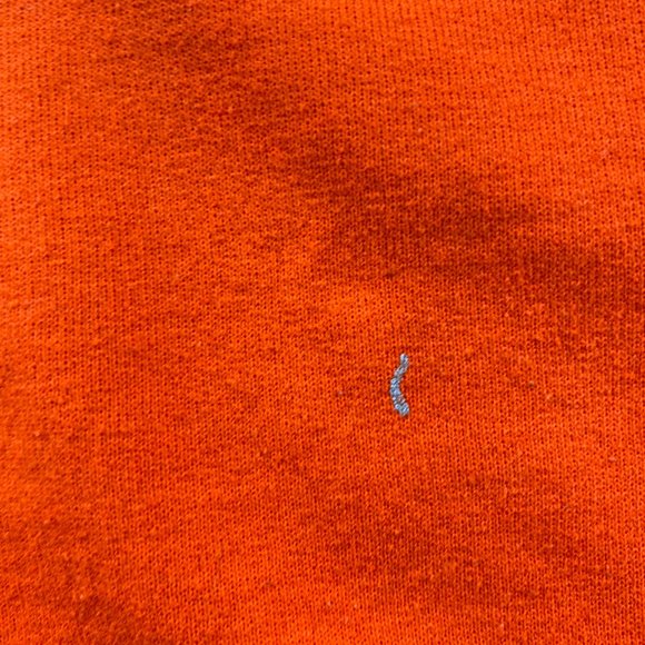 Gildan Heavy Sweater Men XL Orange Hoodie Sweatshirt TDL Trust Dedicate Love - Picture 6 of 13